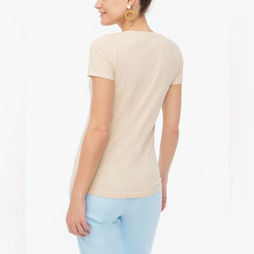 J Crew Vintage slub cotton V-neck tee Item H5967